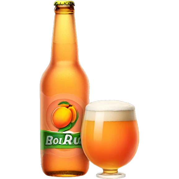 Peach beer emoji