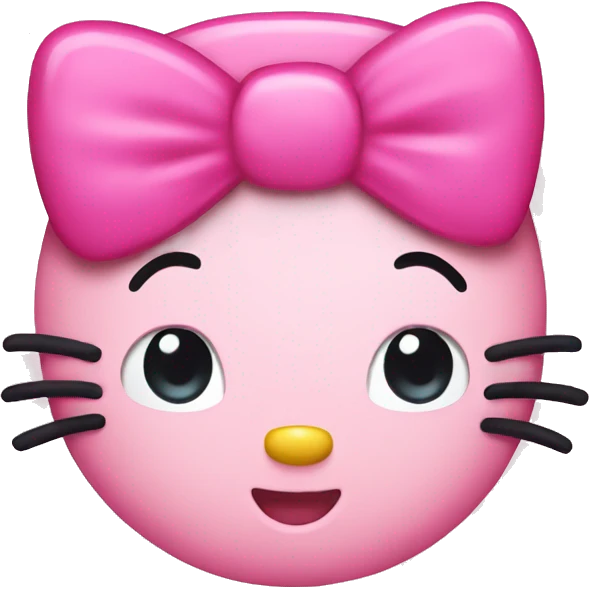 pink hello kitty emoji