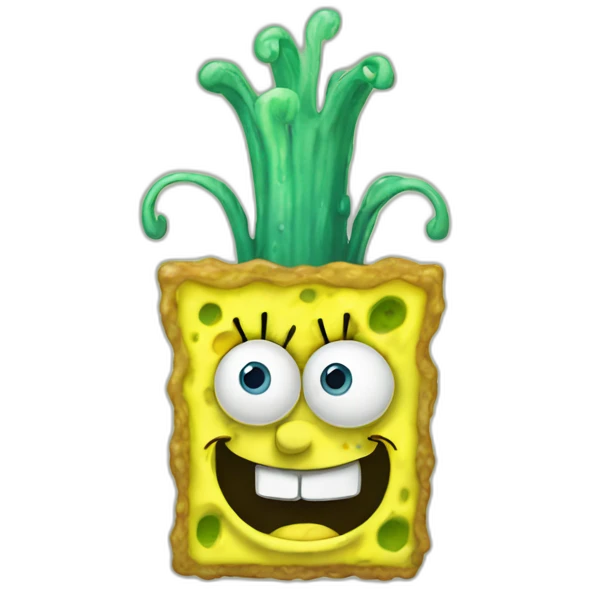 strange spongebob emoji