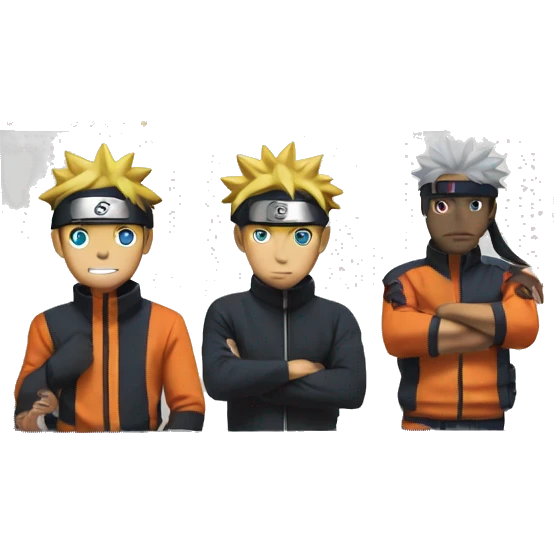 Naruto works with the MacBook emoji