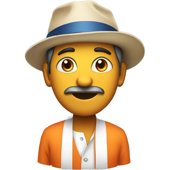 Marathi with hat emoji