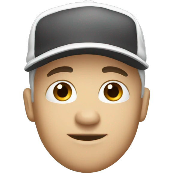 white cap emoji