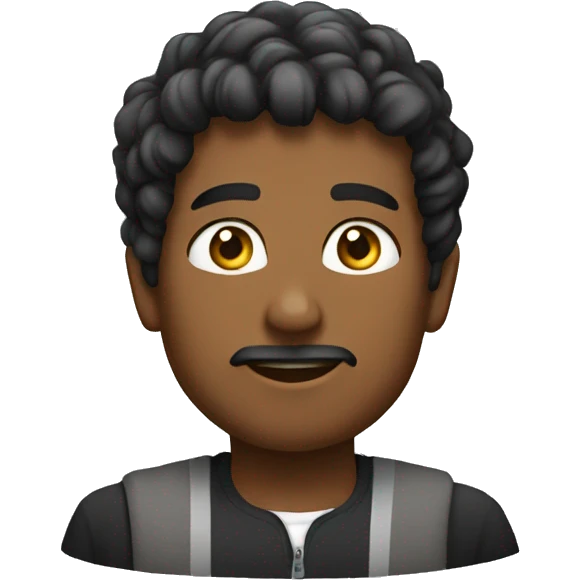 رجل يرتب بطانه emoji