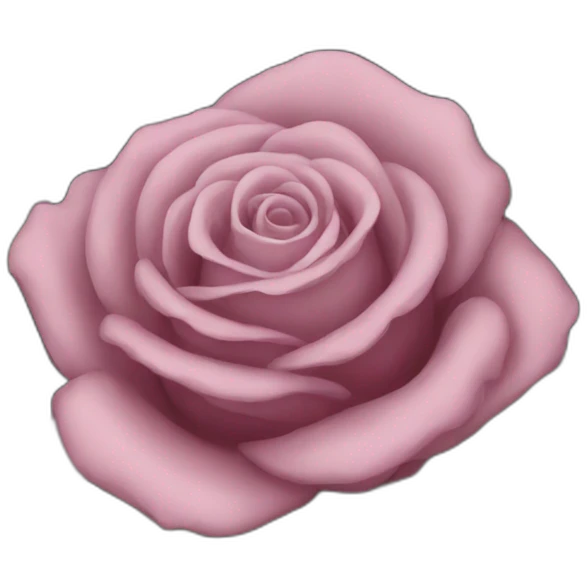 Rose noir emoji
