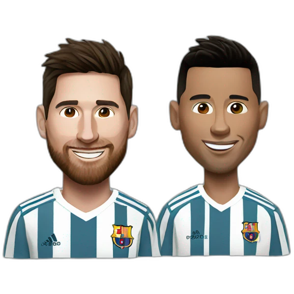 messi-and-ronaldo emoji