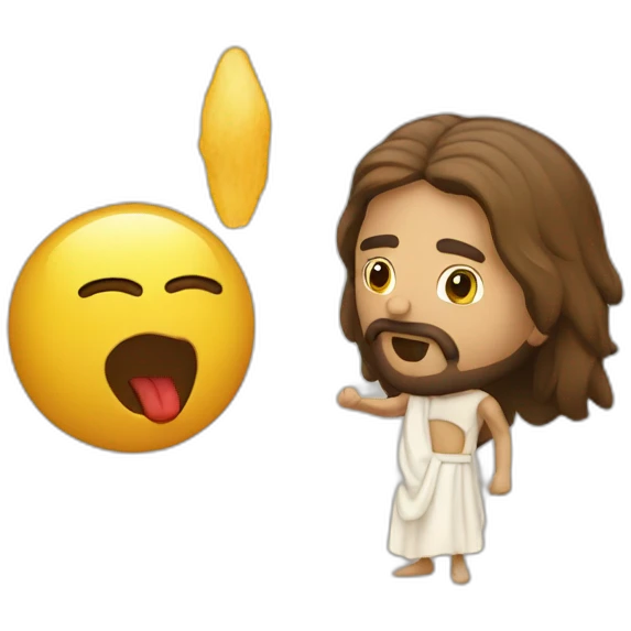 Jesus vs Saltstick emoji