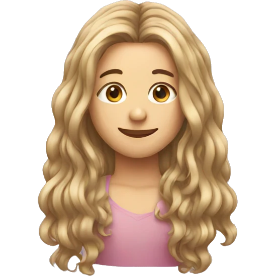 Long hair  emoji