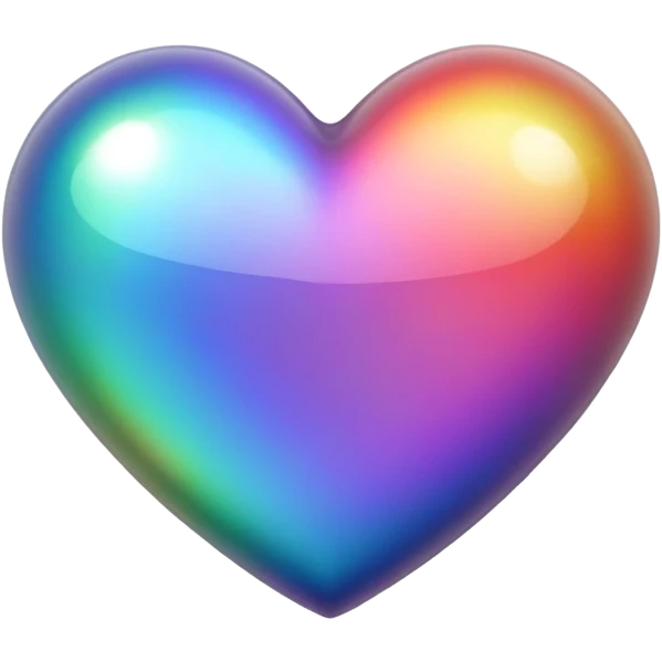 Rainbow heart emoji