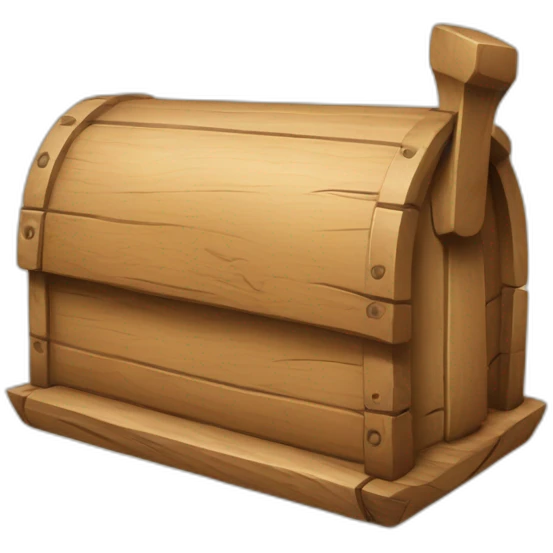 wooden telegram emoji