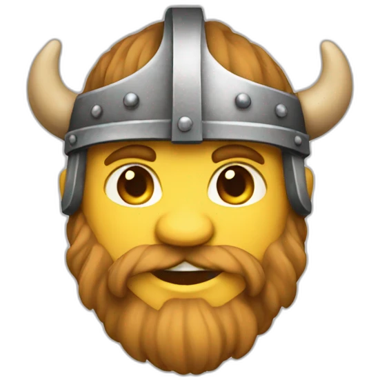 viking souriant emoji