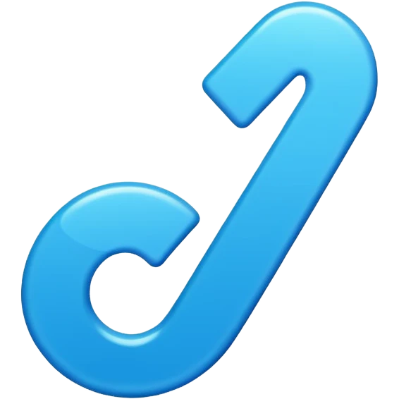 Tiktok blue tik emoji