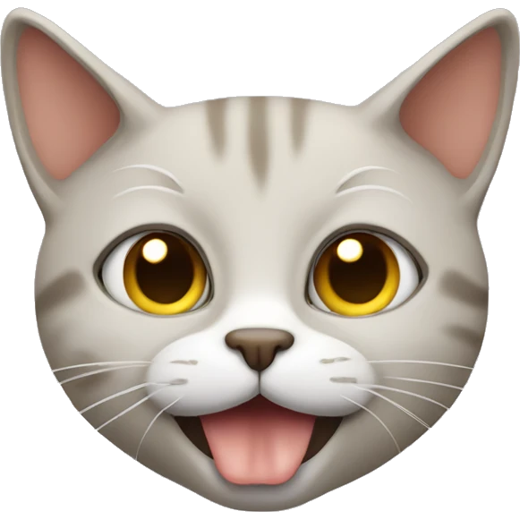 Cat eating emoji