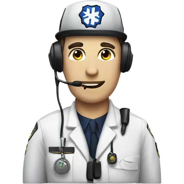 EMS 911 call taker emoji
