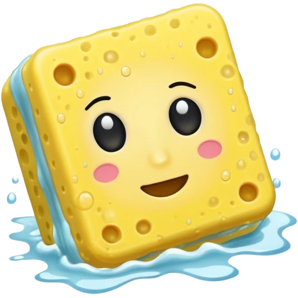 sponge with soap emoji