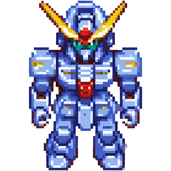 Gundam, no background emoji