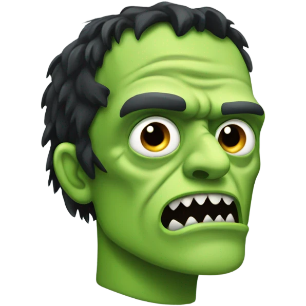 Frankenstein crow emoji