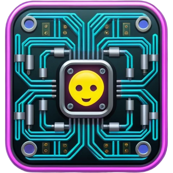cyberpunk data chip emoji