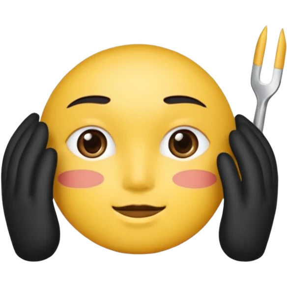 一個男生在New Beauty emoji