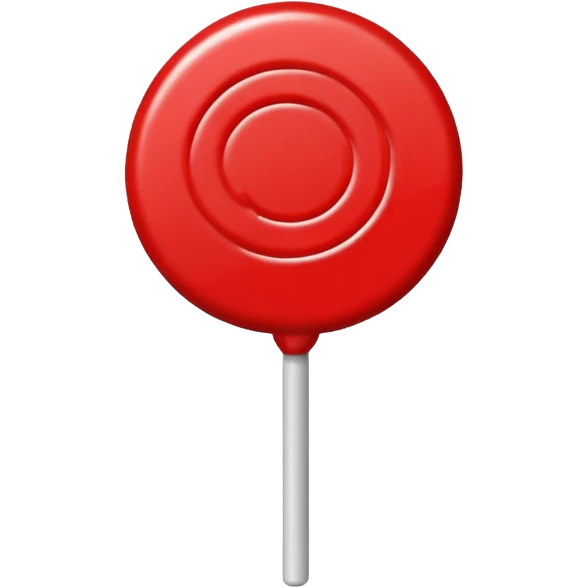 single color roind lollipop emoji