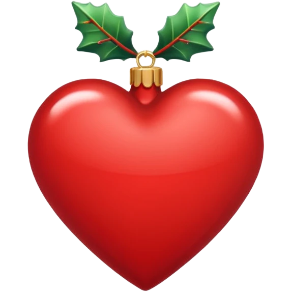 Heart cute xmas emoji