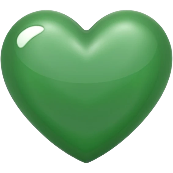 Coração verde emoji