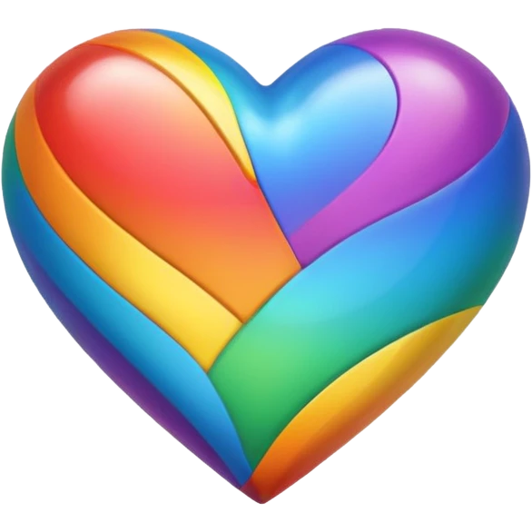무지개하트 emoji
