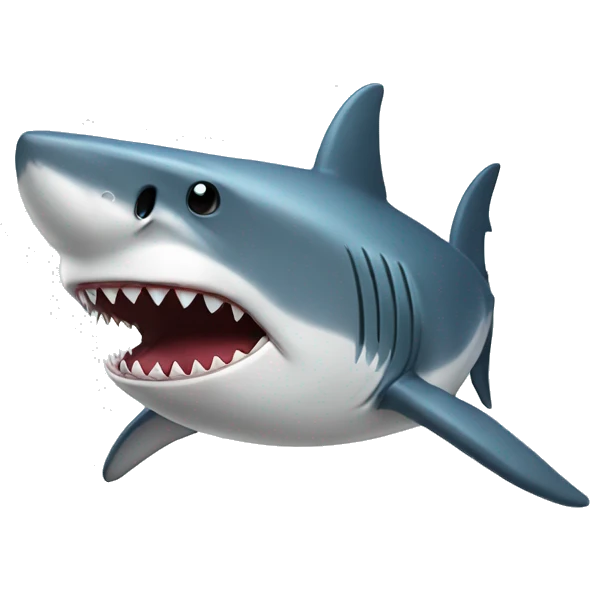 shark with bowtie emoji