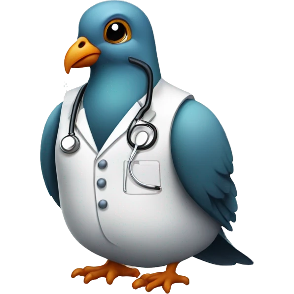doctor pigeon emoji