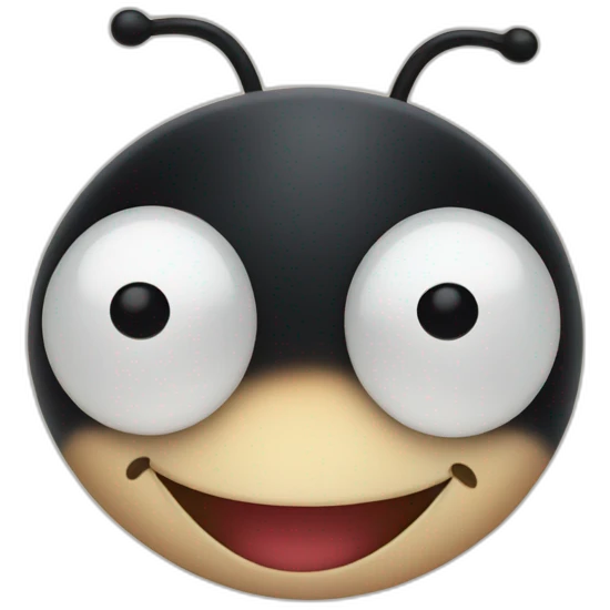 smiling ladybug emoji