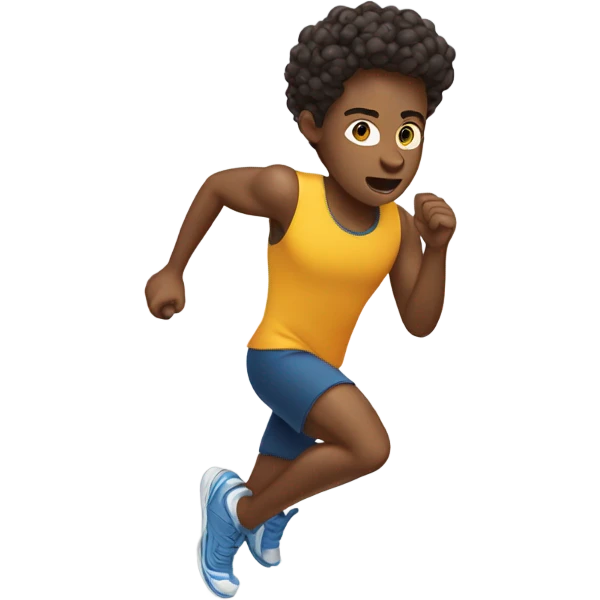 Me running  emoji