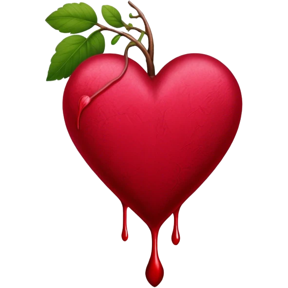 Bleeding heart emoji