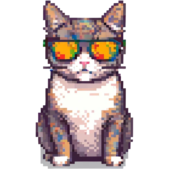 cat wearing sunglasses emoji
