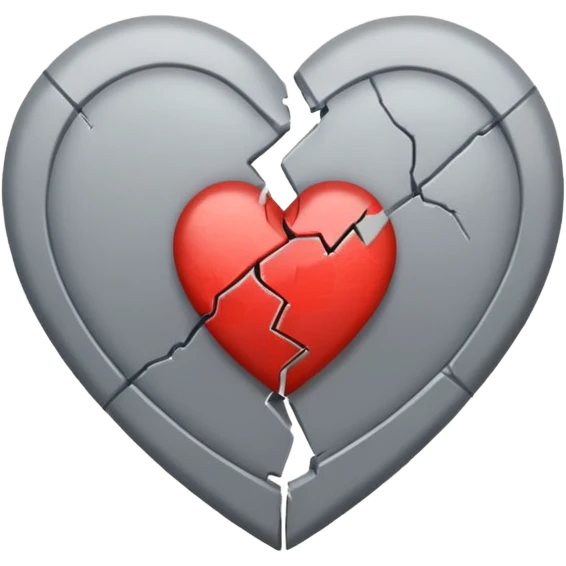 broken heart sticked together (divorce) emoji