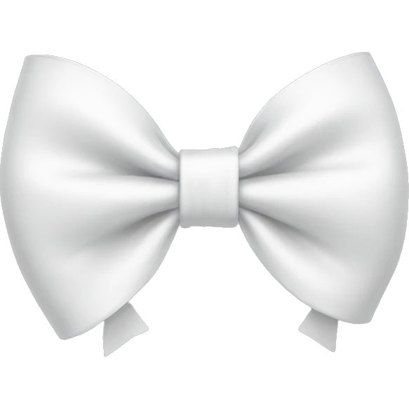 White Bow emoji