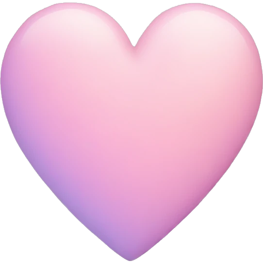 pastel heart emoji