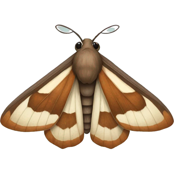 Beautiful moth emoji