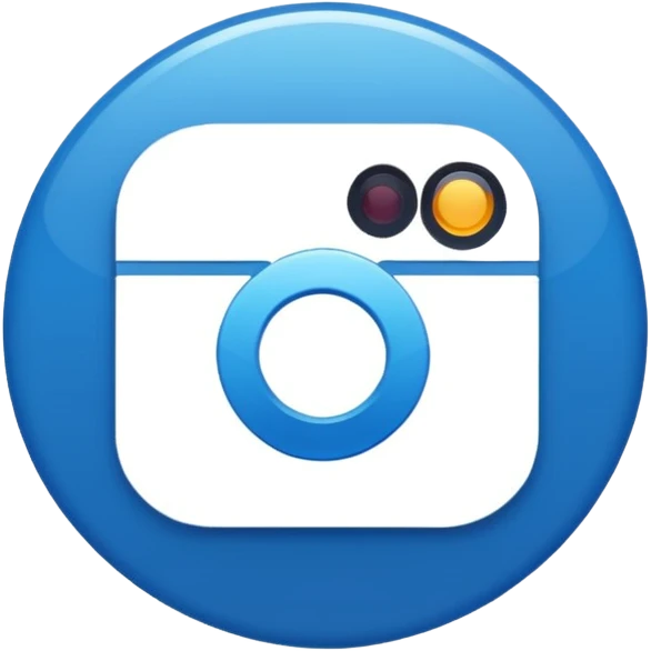 Check verificado de cuenta de Instagram redondo  emoji