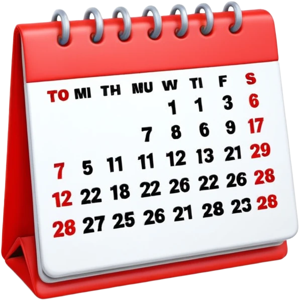 2026/ 03/ 08 Calendar 3D animation  Ai emoji