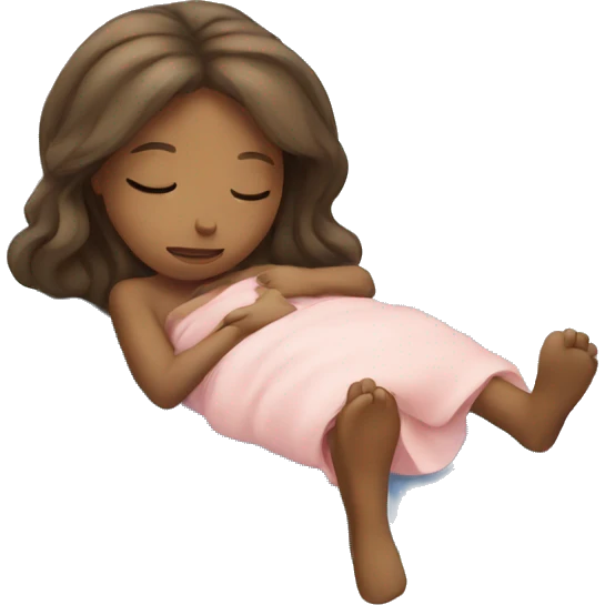 Sleep girl  emoji