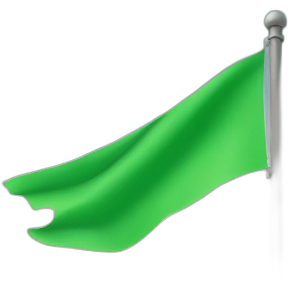 green flag emoji