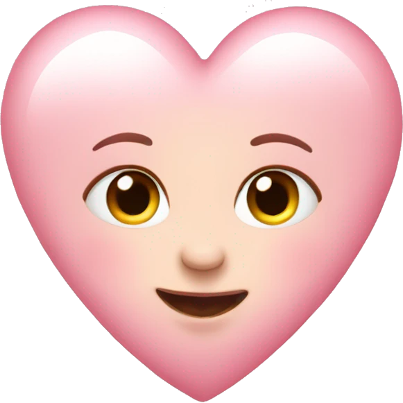 Baby pink heart  emoji