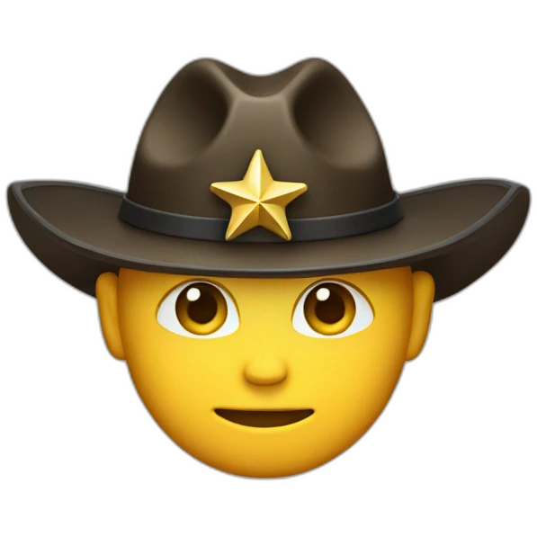 Sheriffstar emoji