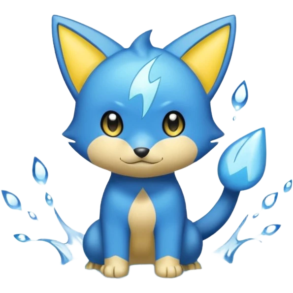 Luxio-Dewott-fusion emoji