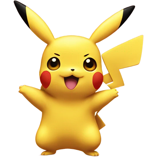 Pikachu kiss emoji