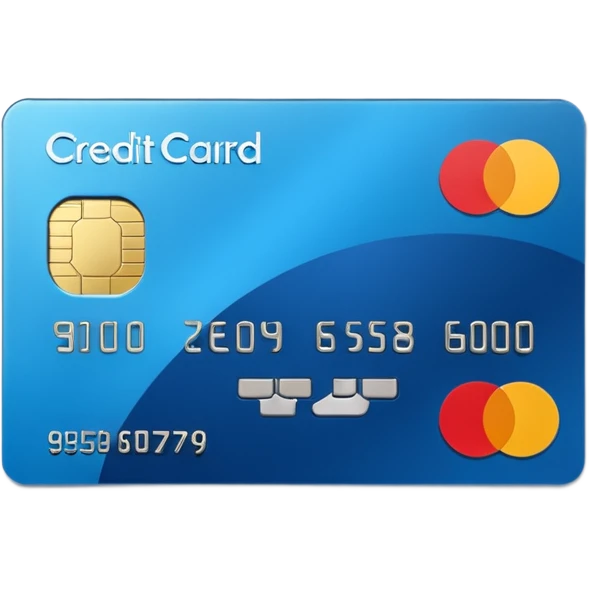 3D icon of a credit card–style corporate card, with a clear highlight in #FF3D00, minimal and high-end. emoji
