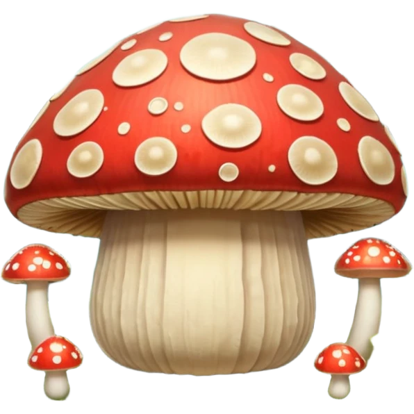 mushroom shell shield object icon, fantasy shield made from a thick mushroom cap, textured mushroom surface, natural curved shape, small glowing spores, cute forest vibe, 3D cartoon, mobile game icon style, centered, clean background, soft shadow, no text, no watermark
 
 emoji
