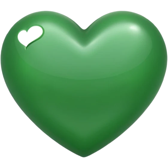 Coração verde emoji