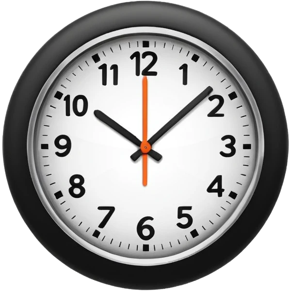Clock it trend  emoji