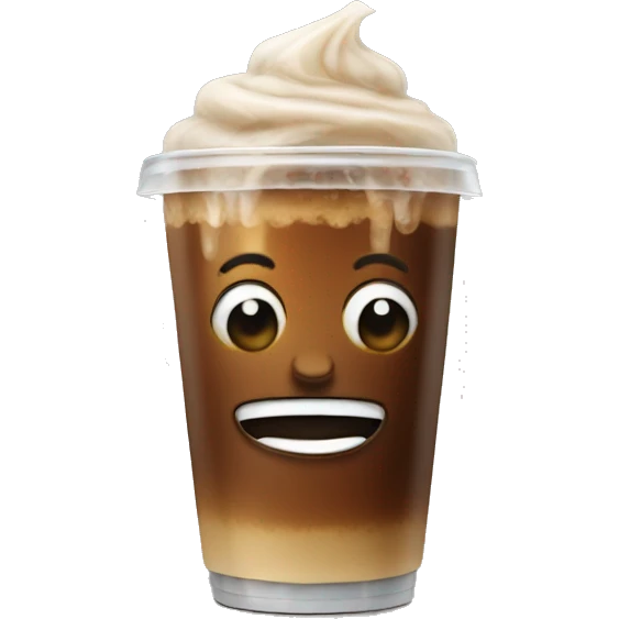 Iced coffe  emoji