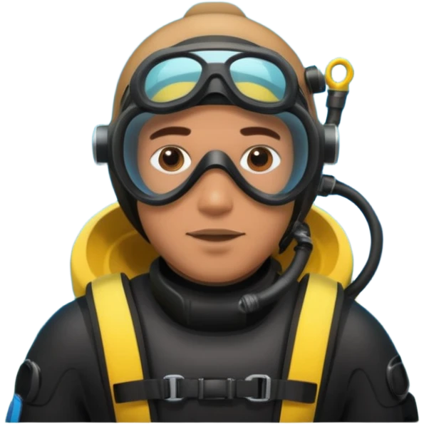Underwater man emoji